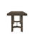 Weathered Oak Finish Dining Table