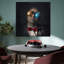 «Quirky Christmas Man», reproduction d'art mural contemporain abstrait-130680449
