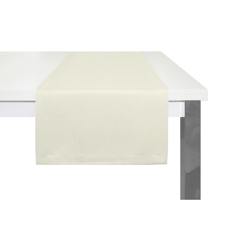 Marreco Rectangle Floral Tablecloth, 130cm W x 190cm L, Cream