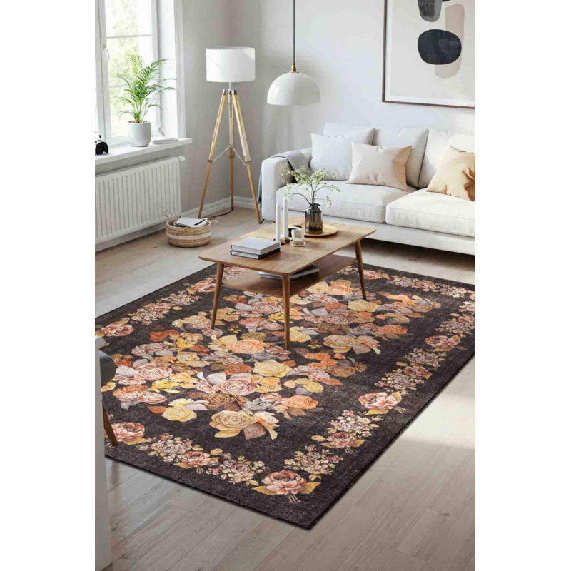Tapis en chenille Hattiesburg, Rectangle 4 pi 8 po x 6 pi 3 po