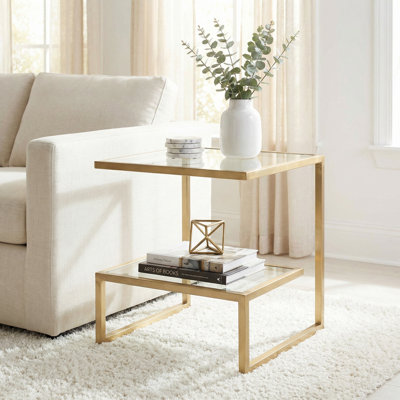 Table de bout avec rangement Ellesmere