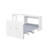 Murphy Bed Cabinet With Movable L-Shaped Desk And Cushion-118414045