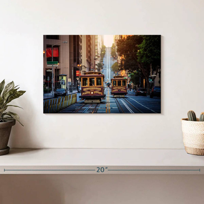 Mehar Traditional Cable Cars, 8" H x 12" W