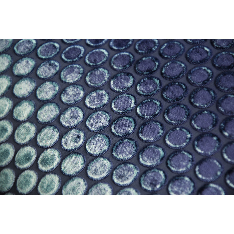 Dots Square Velvet Pillow Cover & Insert, Shark, 20"H x 20"W