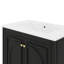 Meuble-lavabo simple 30 "avec lavabo et deux portes avec tablette-1534891730