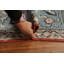 Tapis rouge en laine noué à la main de conception unique 8 pi 0 po x 9 pi 9 po New Age