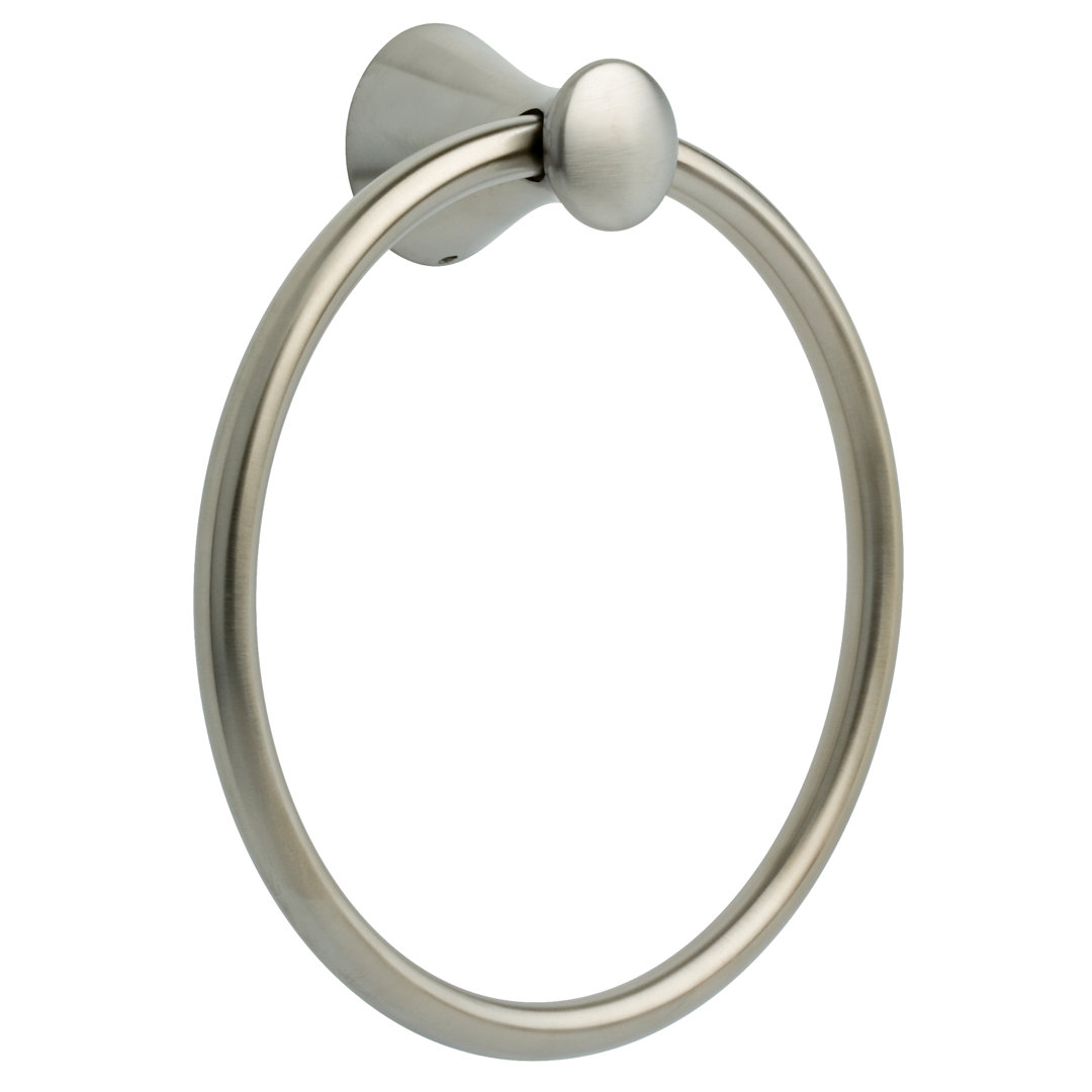 Lahara Wall Mount Round Closed Towel Ring Bath Hardware Accessory Delta 