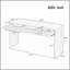 Console d'entrée 55 po avec tiroirs cannelés Lopp-130085300-130085305-130085308