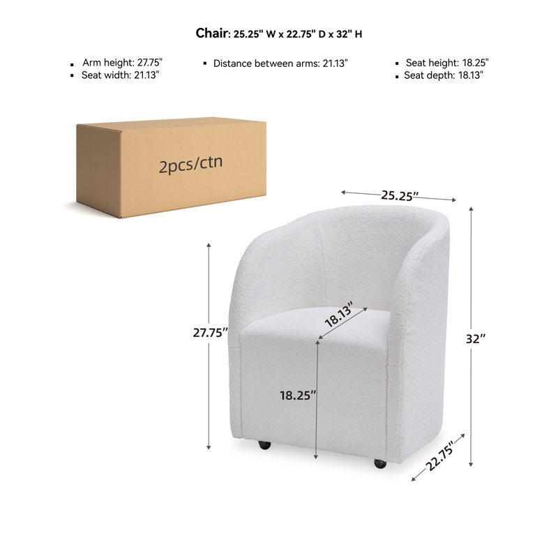 Chaise de salle à manger Rhoda