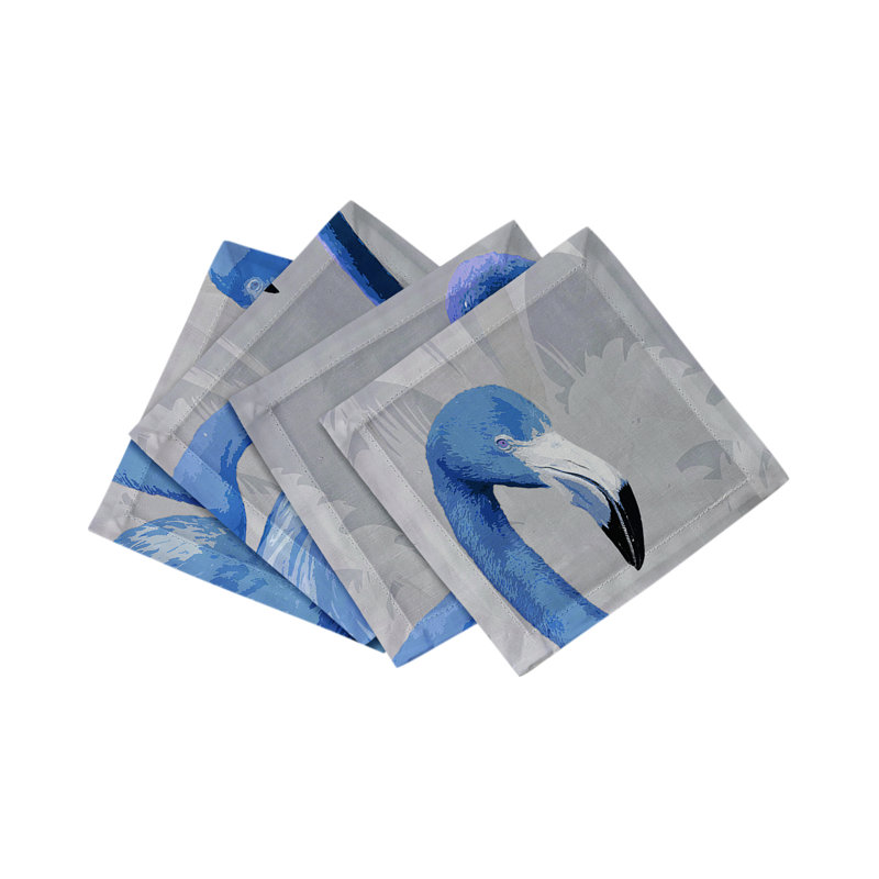 Serviettes de table en satin de coton Palm Springs, Beverley