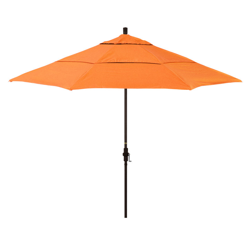 Parasol de marché Broadmeade octogonal Sunbrella, Toile Sunbrella® tangerine
