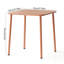 Table carrée pour l'extérieur Brick Red-1471110165