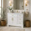 Freestanding Standard Single Vanity Bathroom Vanity With Resin Top