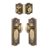 Parthenon Complete Entry Knob Set with Deadbolt