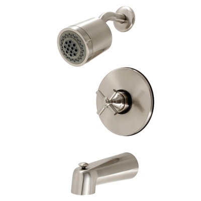Kingston Brass Elinvar Single-Handle Pressure Balanced Tub and Shower Faucet