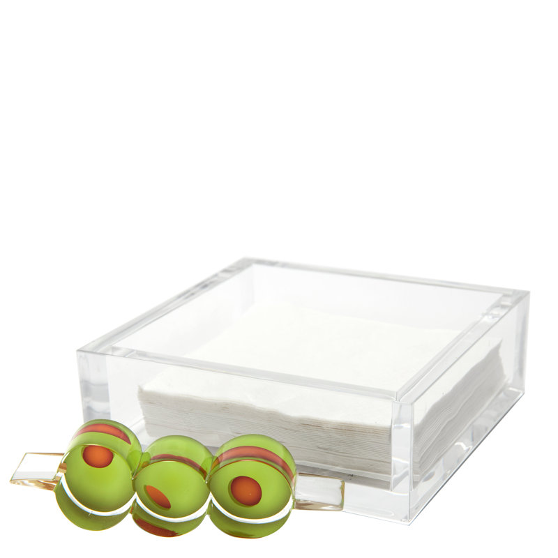 Olives Cocktail Napkin Holder