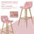 Ermis White Leather Counter Height Bar Stool Set of 3-224520358-207850304