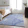 Premium Machine Washable Cerrito AMF510 Blue Rug