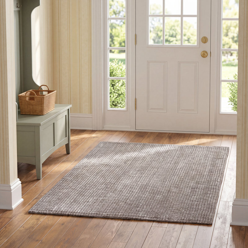 Asta 100% Jute Hand Loomed Rug, Rectangle 3' x 5'
