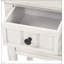 Console étroite avec trois tiroirs de rangement et une tablette inférieure, parfaite pour les petits espaces et la décoration intérieure élégante-129239385-129239390-129239397-129239400
