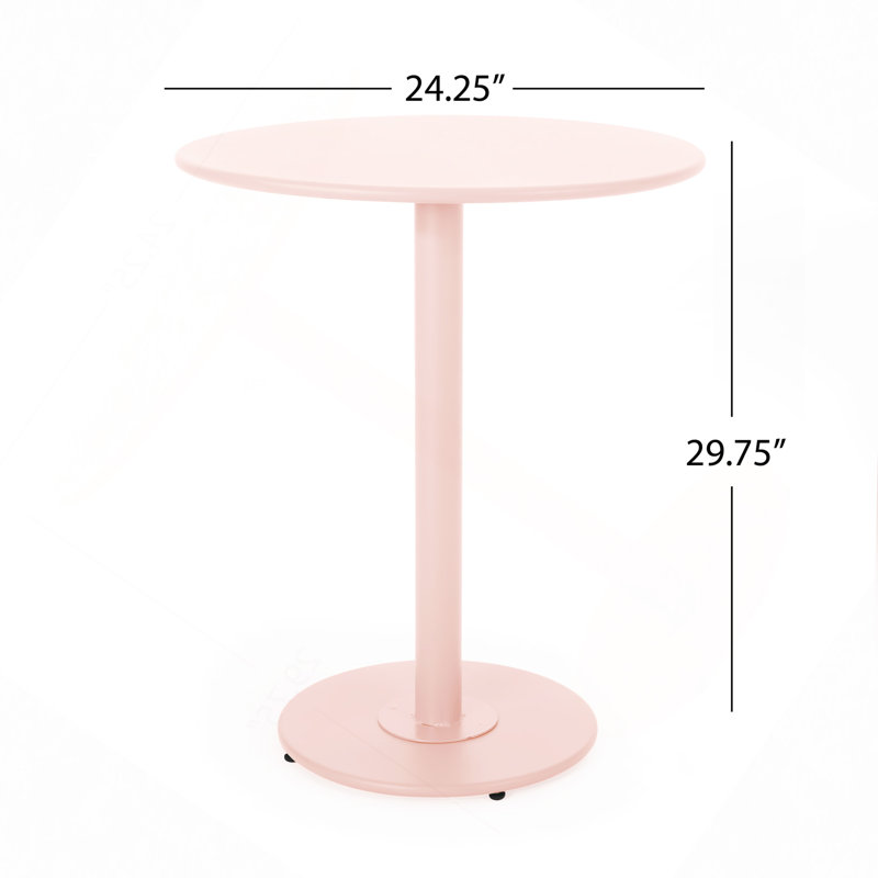 Terra Nova Bistro Set, Light Pink