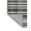  Tapis blanc lavable rayé en étain-1874905342