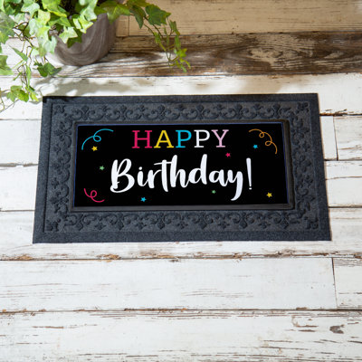 Tapis de fête Happy Birthday Sassafras