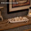 Bol en bois pour décoration de table basse, blanc rustique-138534056-138534055