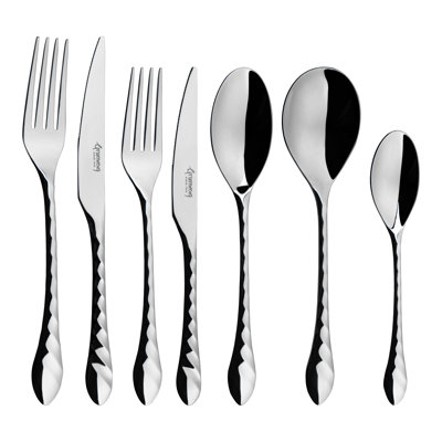 Rivers Collection Whitting, 7 Piece Cutlery Set for 1 Person, 18/10 Stainless Steel, 3.5mm Gauge