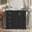 Meuble-lavabo de salle de bain 36 "avec lavabo en céramique Clarion, tablette réglable et 3 tiroirs Clarion-123413755