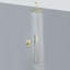 Ensemble de robinet de douche en nickel brossé de 12 po pour installation au plafond-93620289