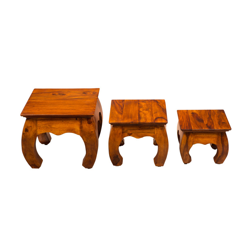 Solid Wood Accent Stool