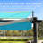 11 X 16 Ft Lake Blue Outdoor Living Space Pergola. Aluminum Structure. Fire- Canopy. Adjustable Sun Block. Easy Installation Procedure. Multi-Purpose For Courtyard, Lawn, Pool Spots Retractable