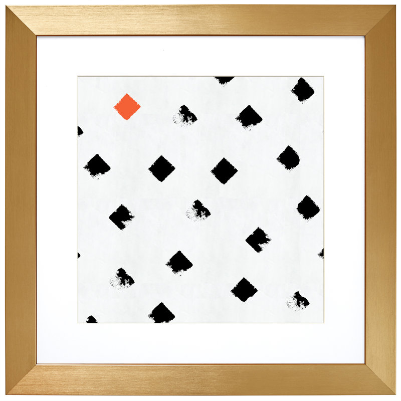 Cadre photo en plastique Hursten, Or, 20 po x 20 po emmêlé à 16 po x 16 po