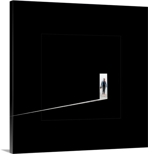 Reproduction de photo de Straub, H 35 po x l 35 po x P 1,5 po, Toile