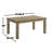 87-inch Solid Wood Extension Dining Table, Vineyard Oak