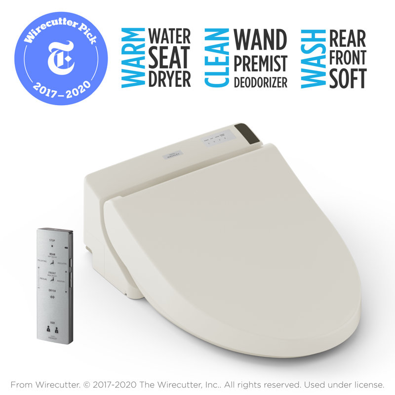 Washlet® Elongated Toilet Bidet Seat, Sedona Beige