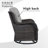 Bonia Makennah Swivel rocking Patio Chair with Cushions and Ottoman-93589127-114743484