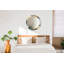 Huldar Glass Flat Wall Mirror