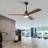 Hot Sales 60 Inch Modern Black Ceiling Fan With Light 3 Solid Wood Blades Remote Control Reversible DC Motor With Dimmable LED-425115504-425115507-425115516