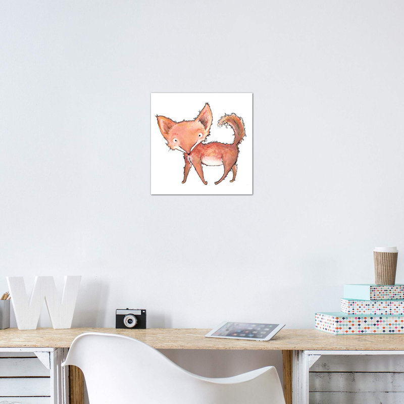 «Morning Stretch» par Diannart - impression d'art graphique, H 12 po x l 12 po x P 1,5 po, Toile tendue, Pas de tapis