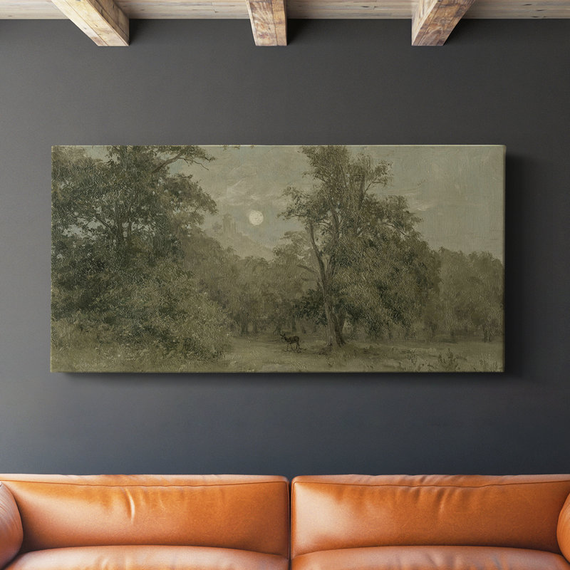Série paysage - DCCCLX- Toile tendue avec châssis - Prêt à accrocher, H 16 po x l 32 po
