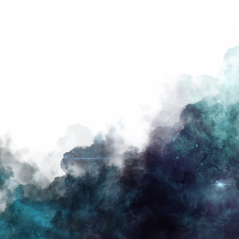 Background Space Illustration by Calvindexter - Wrapped Canvas Print, 30cm H x 30cm W
