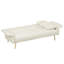 Futon-lit de 70,1 po, canapé-lit double convertible avec accoudoirs rabattables pour les salons et les petits espaces
