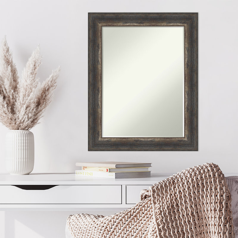 Miroir mural Repton Bark, Brun