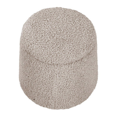 Round Storage Ottoman