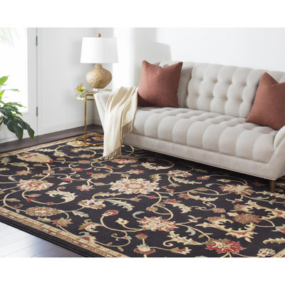 Tapis noir / brun Feagin