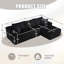 3 Seater Corduroy Sofa-700712680