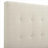 Upholstered Tufted Queen Size Platform Bed, Reinforced Interlocking Support Frame, Warm Beige Polyester Upholstery