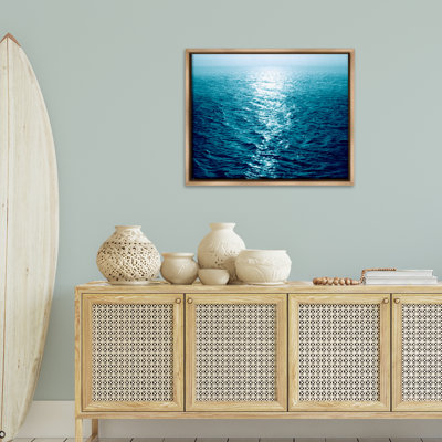 Toile flottante encadrée dorée par Sun